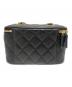 CHANEL (シャネル) バニティショルダーバッグ/マトラッセチェーンショルダーバッグ ブラック：420000円