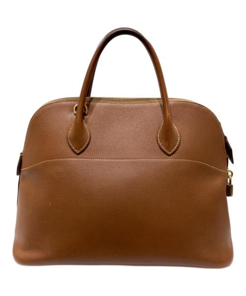 HERMES（エルメス）HERMES (エルメス) Bolide 37 ボリード 37/クシュベル/ゴールド/○W刻印 1993年製/ゴールド金具 ゴールド サイズ:37の古着・服飾アイテム