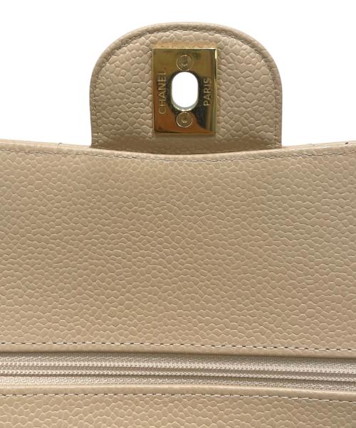 CHANEL（シャネル）CHANEL (シャネル) マトラッセ25/Wフラップチェーンショルダーバッグ ベージュ サイズ:25の古着・服飾アイテム