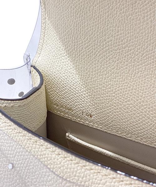 Valextra（ヴァレクストラ）Valextra (ヴァレクストラ) Mini Iside Bag/ミニ イジィデ/WBES0036028LOC99WW アイボリー サイズ:MINI/ミニの古着・服飾アイテム