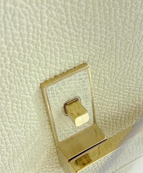 Valextra（ヴァレクストラ）Valextra (ヴァレクストラ) Mini Iside Bag/ミニ イジィデ/WBES0036028LOC99WW アイボリー サイズ:MINI/ミニの古着・服飾アイテム