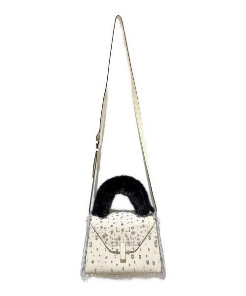 Valextra（ヴァレクストラ）Valextra (ヴァレクストラ) Mini Iside Bag/ミニ イジィデ/WBES0036028LOC99WW アイボリー サイズ:MINI/ミニの古着・服飾アイテム