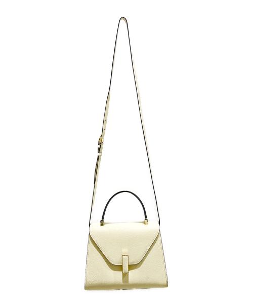 Valextra（ヴァレクストラ）Valextra (ヴァレクストラ) Mini Iside Bag/ミニ イジィデ/WBES0036028LOC99WW アイボリー サイズ:MINI/ミニの古着・服飾アイテム