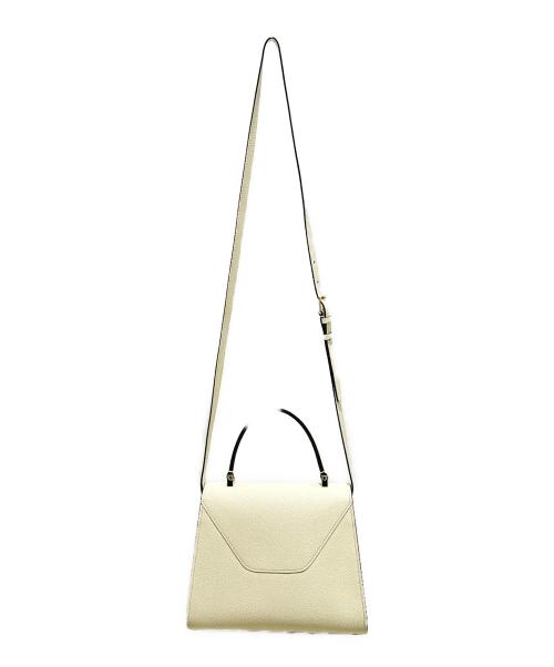 Valextra（ヴァレクストラ）Valextra (ヴァレクストラ) Mini Iside Bag/ミニ イジィデ/WBES0036028LOC99WW アイボリー サイズ:MINI/ミニの古着・服飾アイテム