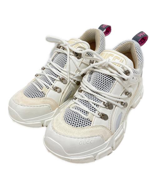 GUCCI（グッチ）GUCCI (グッチ) 18AW Flashtrek Sneaker フラッシュトレックスニーカー ホワイト サイズ:37の古着・服飾アイテム