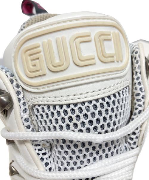 GUCCI（グッチ）GUCCI (グッチ) 18AW Flashtrek Sneaker フラッシュトレックスニーカー ホワイト サイズ:37の古着・服飾アイテム