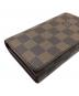 中古・古着 LOUIS VUITTON (ルイ ヴィトン) 2つ折り財布 ブラウン：22000円