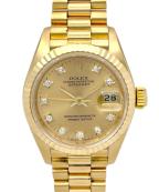 ROLEXロレックス）の古着「Lady-Datejust レディ デイトジャスト Ref.69178G 26mm シャンパン文字盤 10Pダイヤモンド」｜シャンパン文字盤