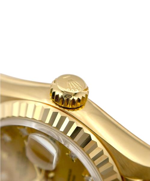 ROLEX（ロレックス）ROLEX (ロレックス) Lady-Datejust レディ デイトジャスト Ref.69178G 26mm シャンパン文字盤 10Pダイヤモンド シャンパン文字盤 サイズ:26mm/15cmの古着・服飾アイテム
