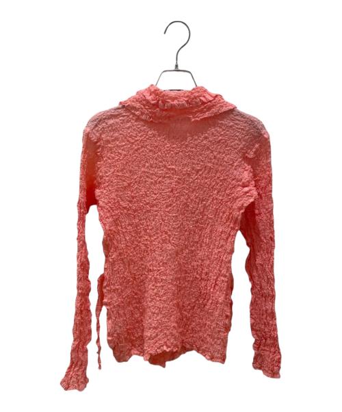 me ISSEY MIYAKE（ミーイッセイ ミヤケ）me ISSEY MIYAKE (ミーイッセイ ミヤケ) 長袖ブラウス ピンク サイズ:-の古着・服飾アイテム