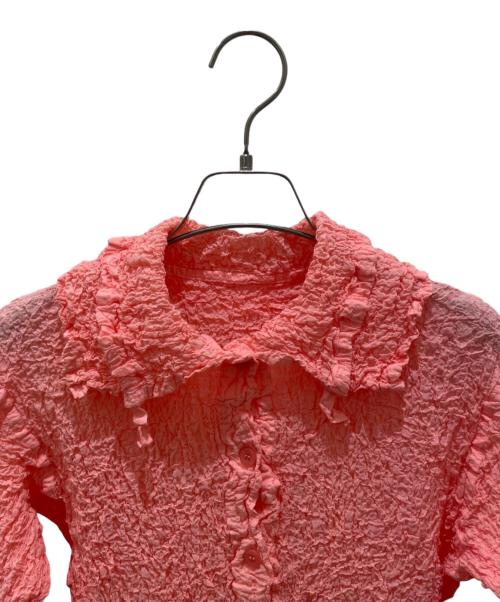 me ISSEY MIYAKE（ミーイッセイ ミヤケ）me ISSEY MIYAKE (ミーイッセイ ミヤケ) 長袖ブラウス ピンク サイズ:-の古着・服飾アイテム