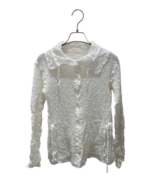 me ISSEY MIYAKE（ミーイッセイ ミヤケ）me ISSEY MIYAKE (ミーイッセイ ミヤケ) 長袖シャツブラウス ホワイト サイズ:-の古着・服飾アイテム