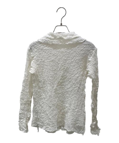 me ISSEY MIYAKE（ミーイッセイ ミヤケ）me ISSEY MIYAKE (ミーイッセイ ミヤケ) 長袖シャツブラウス ホワイト サイズ:-の古着・服飾アイテム