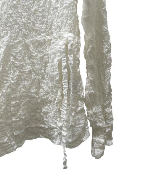 me ISSEY MIYAKE（ミーイッセイ ミヤケ）me ISSEY MIYAKE (ミーイッセイ ミヤケ) 長袖シャツブラウス ホワイト サイズ:-の古着・服飾アイテム