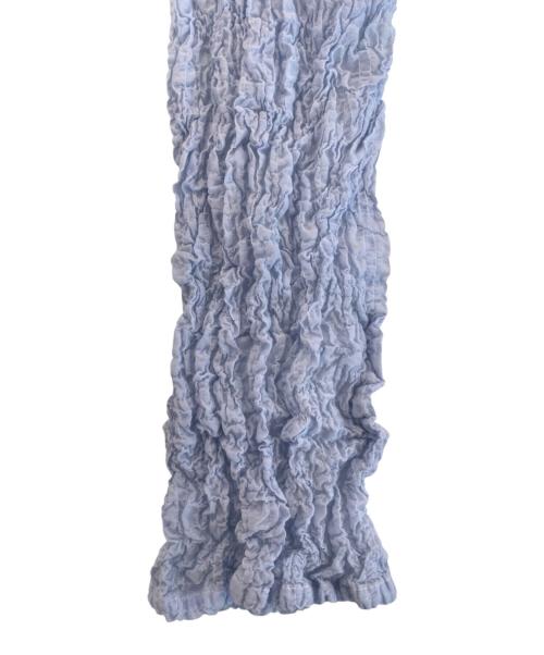 me ISSEY MIYAKE（ミーイッセイ ミヤケ）me ISSEY MIYAKE (ミーイッセイ ミヤケ) 長袖ブラウス スカイブルー サイズ:-の古着・服飾アイテム