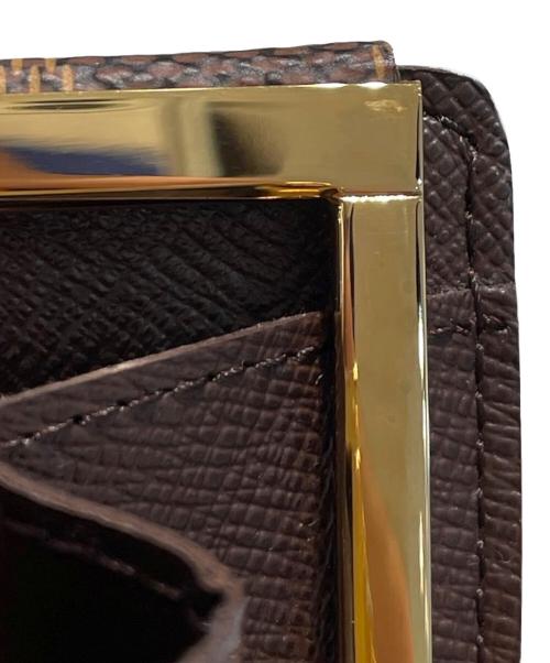 LOUIS VUITTON（ルイ ヴィトン）LOUIS VUITTON (ルイ ヴィトン) ダミエ ポルトフォイユ・ヴィエノワ N61674 ブラウンの古着・服飾アイテム