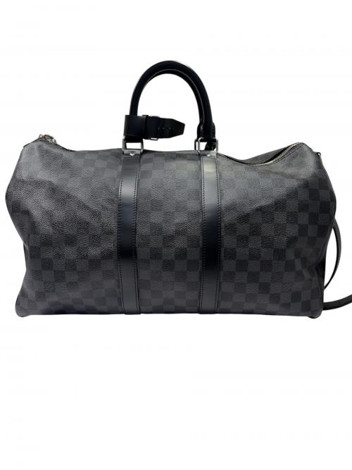 LOUIS VUITTON（ルイ ヴィトン）LOUIS VUITTON (ルイ ヴィトン) キーポル・バンドリエール45 ブラック サイズ:45の古着・服飾アイテム