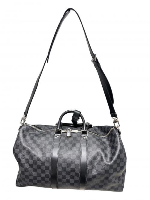 LOUIS VUITTON（ルイ ヴィトン）LOUIS VUITTON (ルイ ヴィトン) キーポル・バンドリエール45 ブラック サイズ:45の古着・服飾アイテム