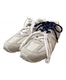 MIU MIU×NEW BALANCE（ミュウミュウ×ニューバランス）の古着「スエードxメッシュ スニーカー」｜ホワイト