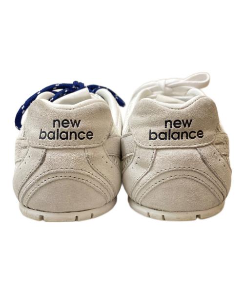 MIU MIU（ミュウミュウ）MIU MIU (ミュウミュウ) NEW BALANCE (ニューバランス) スエードxメッシュ スニーカー ホワイト サイズ:37 1/2の古着・服飾アイテム