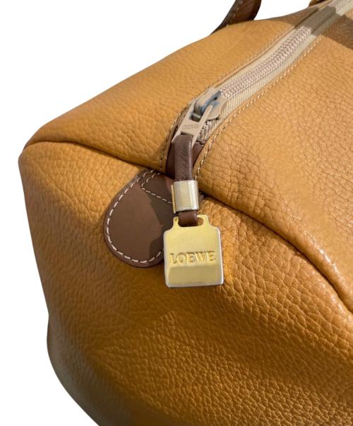 LOEWE（ロエベ）LOEWE (ロエベ) アナグラム ボストンバッグ ブラウンの古着・服飾アイテム