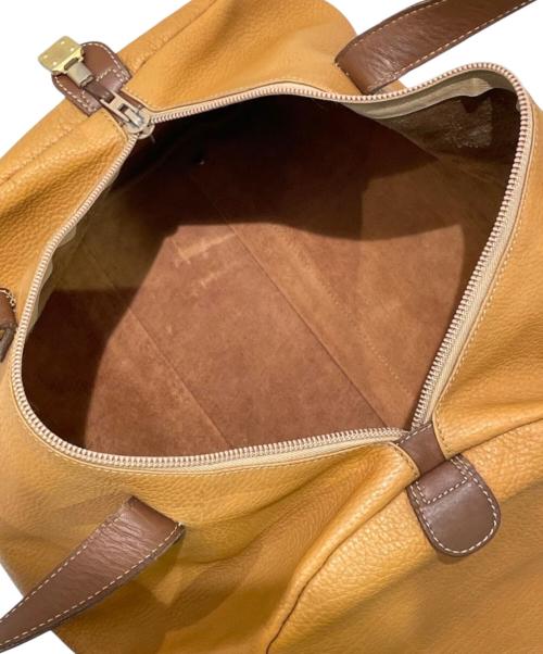 LOEWE（ロエベ）LOEWE (ロエベ) アナグラム ボストンバッグ ブラウンの古着・服飾アイテム