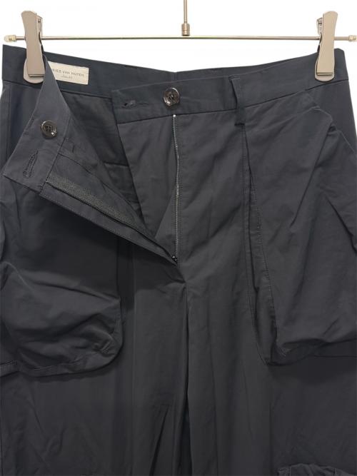 DRIES VAN NOTEN（ドリスヴァンノッテン）DRIES VAN NOTEN (ドリスヴァンノッテン) カーゴパンツ ブラック サイズ:34の古着・服飾アイテム