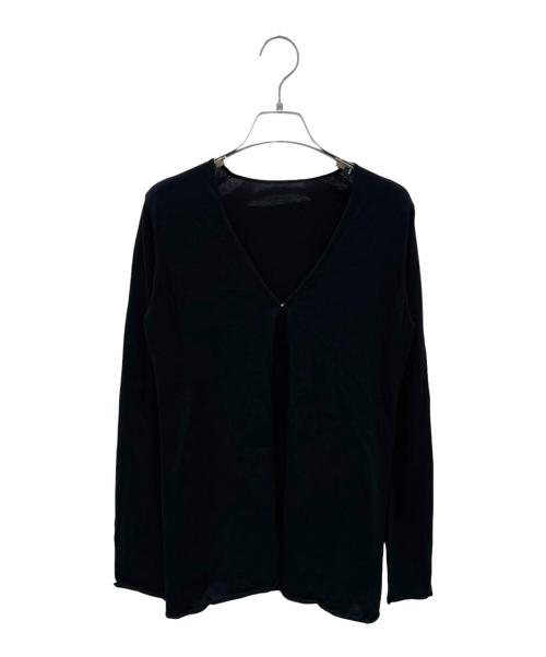 BIOTOP（ビオトープ）BIOTOP (ビオトープ) ニットカーディガン ブラック サイズ:Freeの古着・服飾アイテム