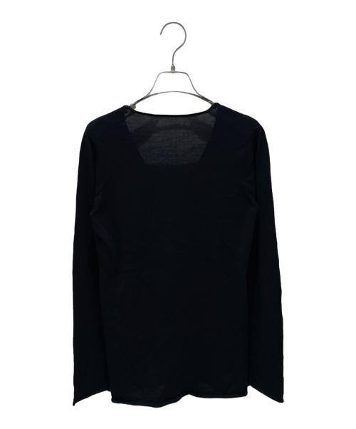BIOTOP（ビオトープ）BIOTOP (ビオトープ) ニットカーディガン ブラック サイズ:Freeの古着・服飾アイテム