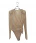 CLANE（クラネ）の古着「SHEER DRAPE BODYSUITS」｜ベージュ