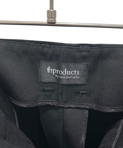 th products（ティーエイチプロダクツ）th products (ティーエイチプロダクツ) Wide Tailored Pants ブラック サイズ:1の古着・服飾アイテム