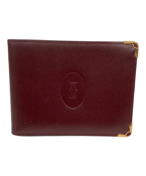 Cartier（カルティエ）Cartier (カルティエ) 2つ折り財布 ボルドーの古着・服飾アイテム