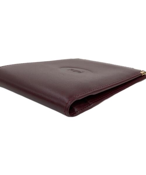 Cartier（カルティエ）Cartier (カルティエ) 2つ折り財布 ボルドーの古着・服飾アイテム