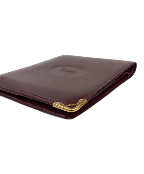 Cartier（カルティエ）Cartier (カルティエ) 2つ折り財布 ボルドーの古着・服飾アイテム