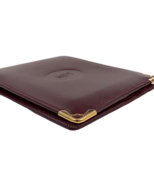 Cartier（カルティエ）Cartier (カルティエ) 2つ折り財布 ボルドーの古着・服飾アイテム
