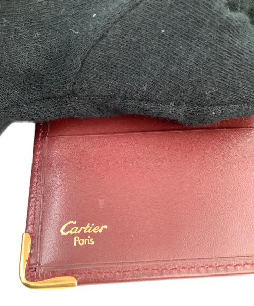 Cartier（カルティエ）Cartier (カルティエ) 2つ折り財布 ボルドーの古着・服飾アイテム
