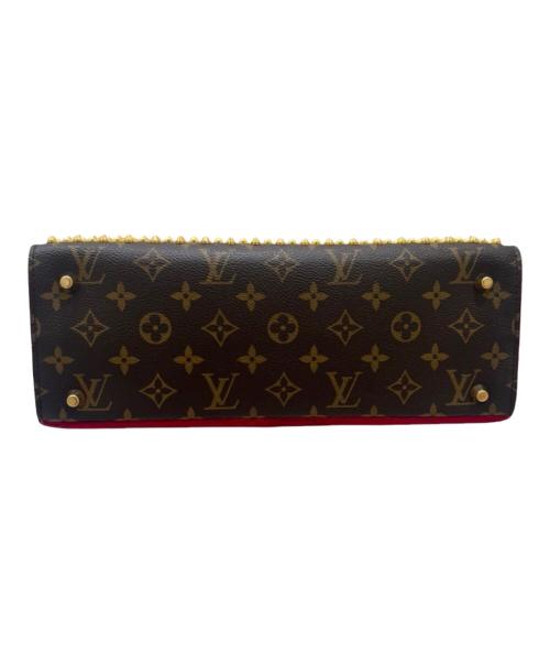 LOUIS VUITTON（ルイ ヴィトン）LOUIS VUITTON (ルイ ヴィトン) Christian Louboutin (クリスチャン・ルブタン) モノグラム アイコノクラスト M41234 レッド×ブラウンの古着・服飾アイテム