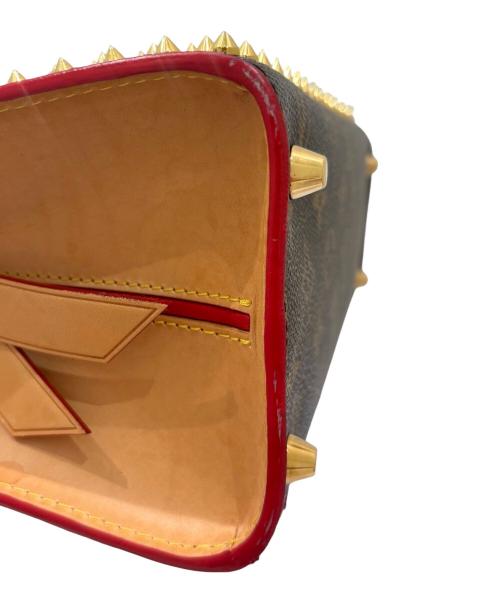 LOUIS VUITTON（ルイ ヴィトン）LOUIS VUITTON (ルイ ヴィトン) Christian Louboutin (クリスチャン・ルブタン) モノグラム アイコノクラスト M41234 レッド×ブラウンの古着・服飾アイテム