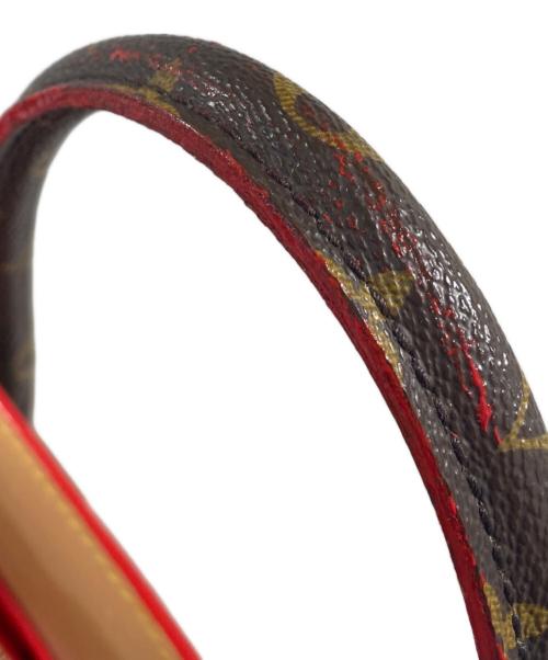 LOUIS VUITTON（ルイ ヴィトン）LOUIS VUITTON (ルイ ヴィトン) Christian Louboutin (クリスチャン・ルブタン) モノグラム アイコノクラスト M41234 レッド×ブラウンの古着・服飾アイテム