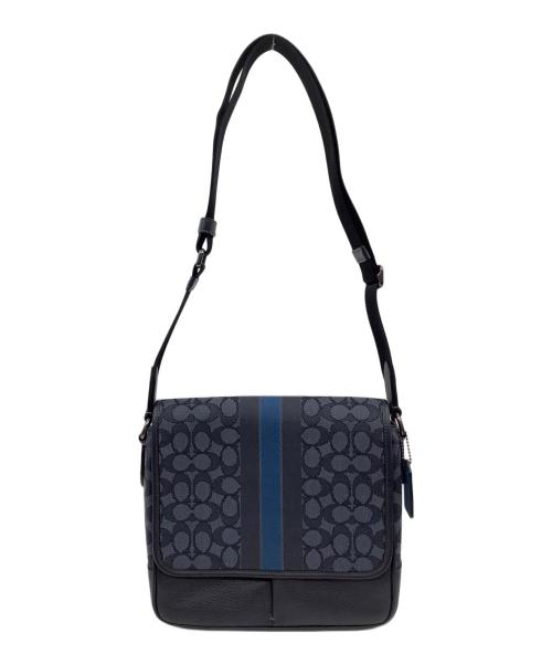 COACH（コーチ）COACH (コーチ) ショルダーバッグ ネイビーの古着・服飾アイテム
