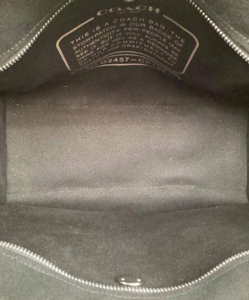 COACH（コーチ）COACH (コーチ) カーゴトートバッグ ブラックの古着・服飾アイテム
