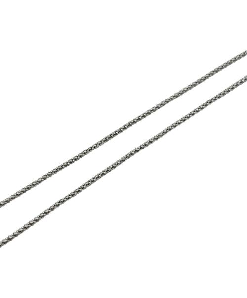 NO BRAND JEWELRY（ノーブランドジュエリー）NO BRAND JEWELRY (ノーブランドジュエリー) K14WGカラーストーンネックレス サイズ:50cmの古着・服飾アイテム