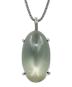 NO BRAND JEWELRY (ノーブランドジュエリー) K14WGカラーストーンネックレス サイズ:50cm：100000円