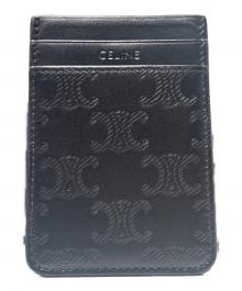 CELINE（セリーヌ）の古着「マグネットカードホルダー」｜ブラック