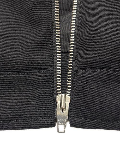 CELINE（セリーヌ）CELINE (セリーヌ) スイングジップアップジャケット ブラック サイズ:48の古着・服飾アイテム