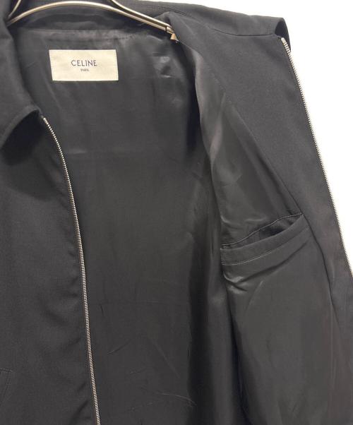 CELINE（セリーヌ）CELINE (セリーヌ) スイングジップアップジャケット ブラック サイズ:48の古着・服飾アイテム