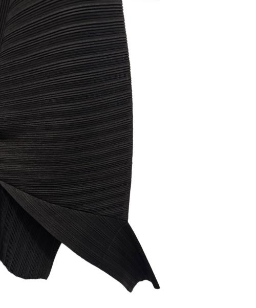 PLEATS PLEASE（プリーツプリーズ）PLEATS PLEASE (プリーツプリーズ) 七分丈プリーツカットソー ブラック サイズ:3の古着・服飾アイテム