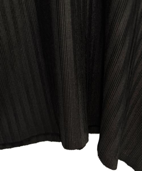 PLEATS PLEASE（プリーツプリーズ）PLEATS PLEASE (プリーツプリーズ) 七分丈プリーツカットソー ブラック サイズ:3の古着・服飾アイテム