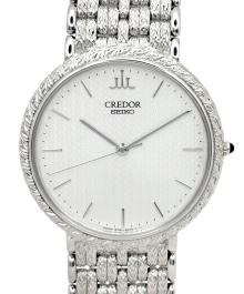 SEIKO（セイコー）の古着「CREDOR クレドール Ref.8J81-6A60-D 31.5mm シルバー文字盤」｜シルバー