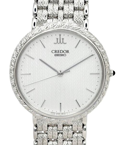 SEIKO（セイコー）SEIKO (セイコー) CREDOR クレドール Ref.8J81-6A60-D 31.5mm シルバー文字盤 シルバー サイズ:31.5mm/18.5cmの古着・服飾アイテム